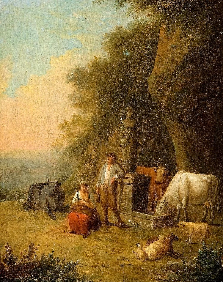 Johann Christian Vollerdt - 112, Pastori all'abbeveratoio